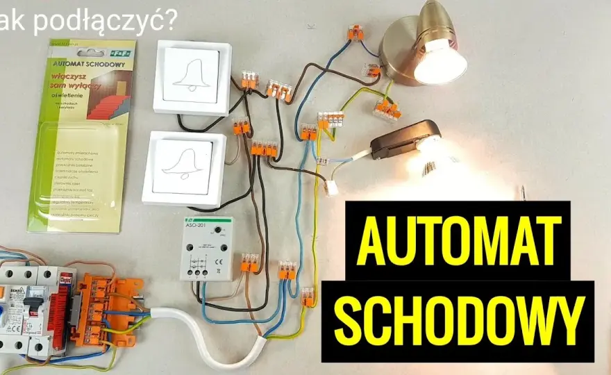 Jak podłączyć oświetlenie schodowe z 2 czujnikami? Poradnik DIY