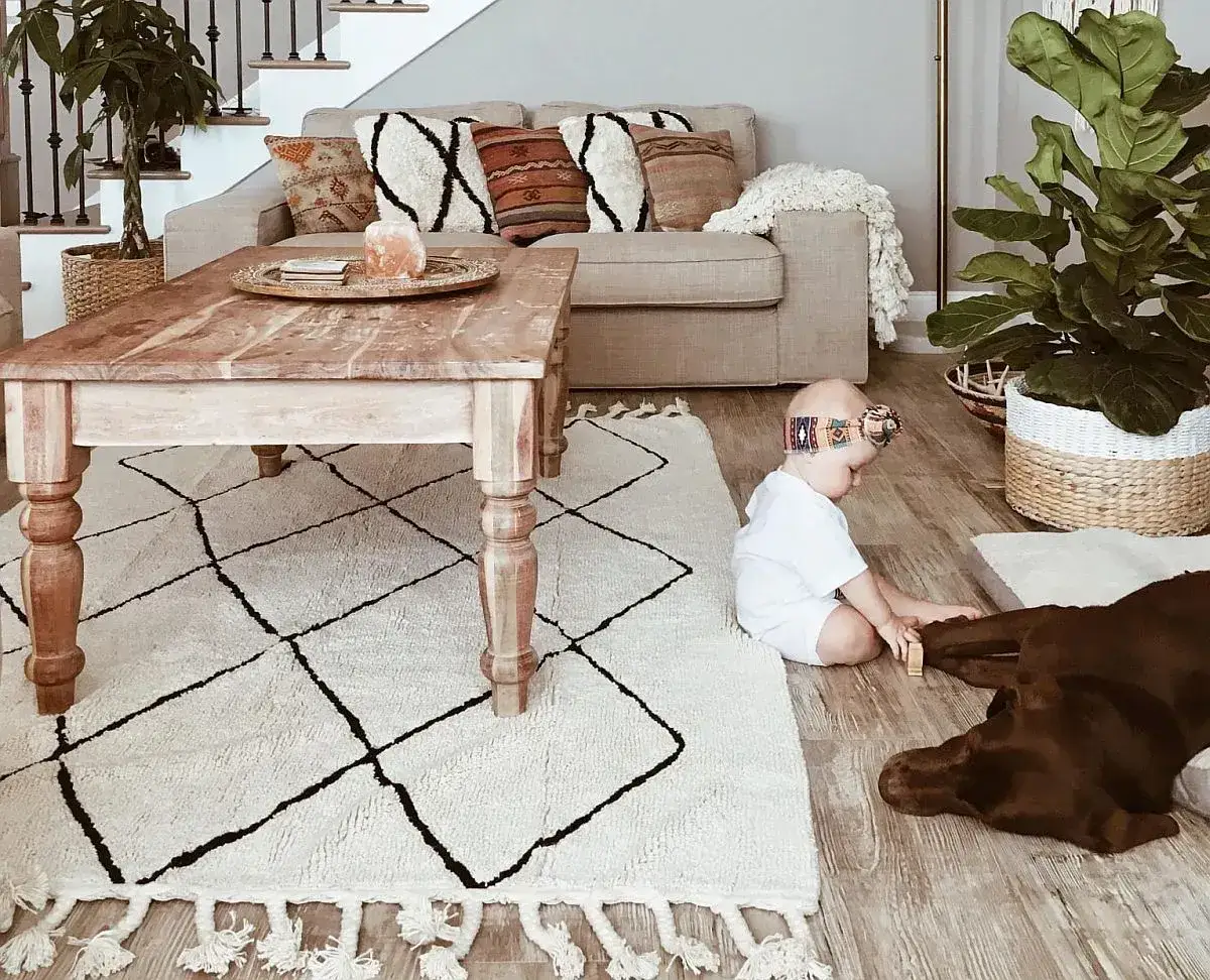 dywan do salonu nowoczesnego loft boho klasyczny
