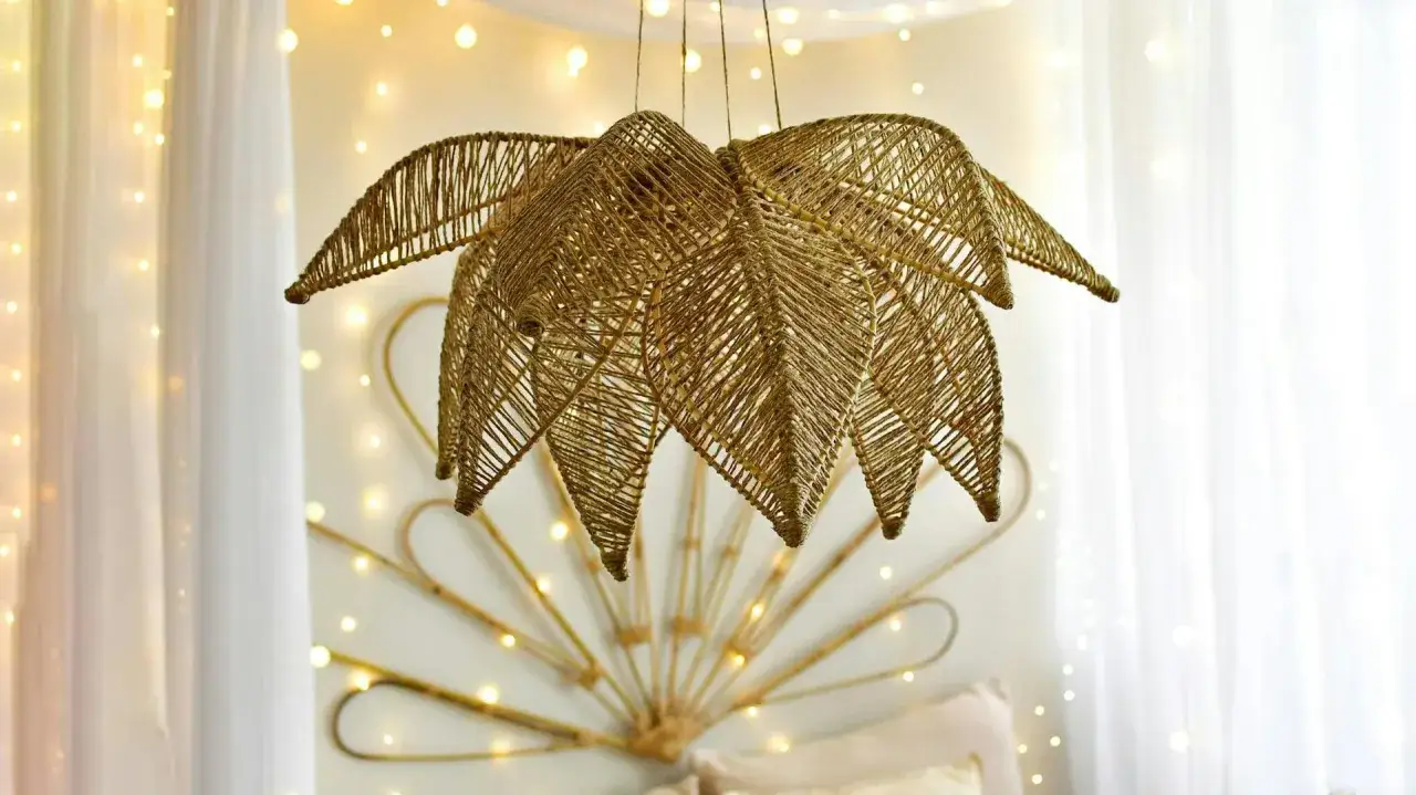 DIY abażur materiały i narzędzia