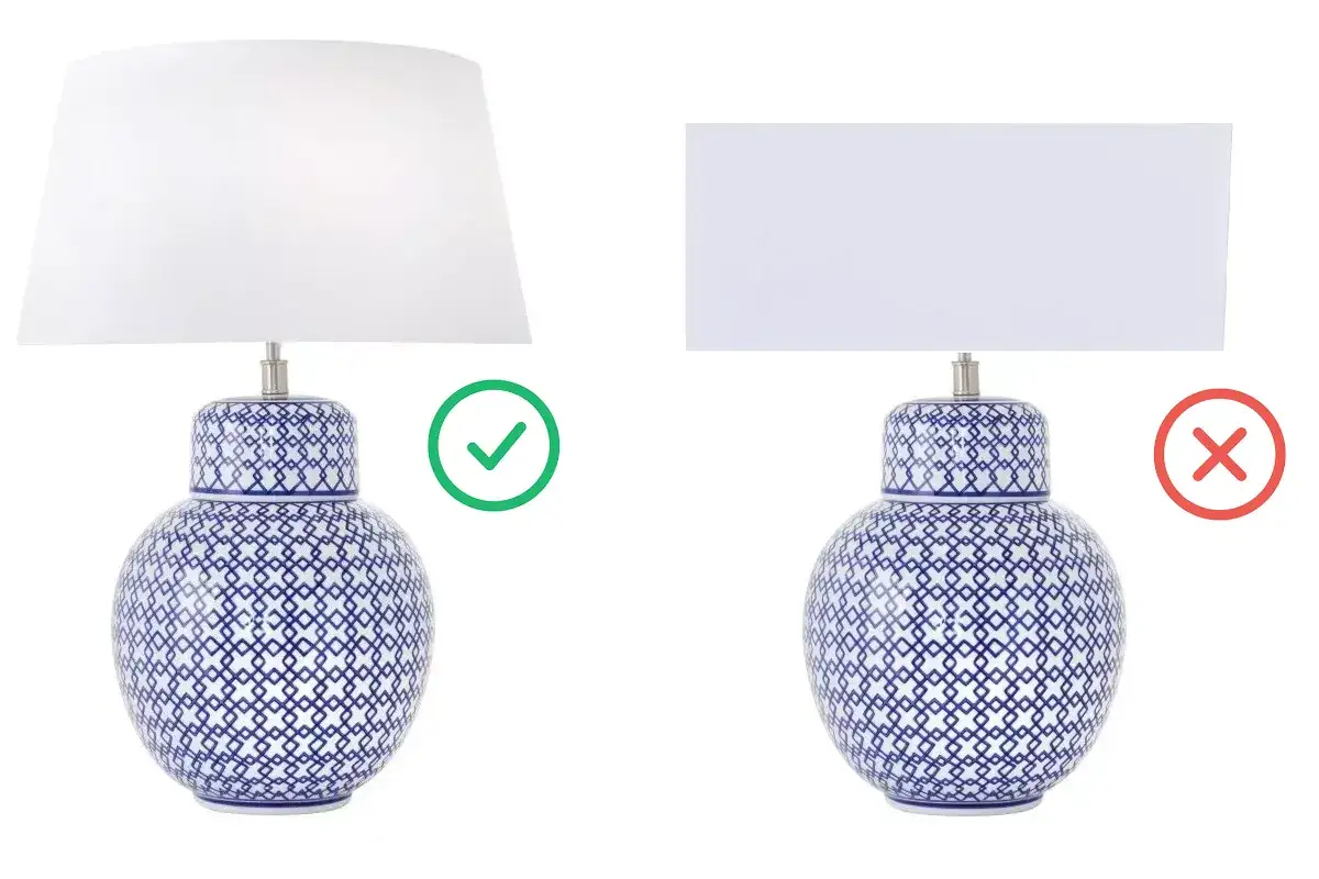 R&oacute;żne kształty abażur&oacute;w do lamp